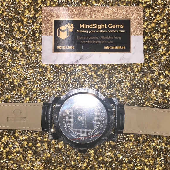 Real diamond watch for men, Gift for men, Father’s Day sale, natural diamond HOT - Picture 4 of 5